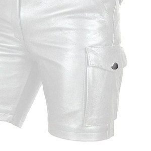 Pantalones Cortos de Cuero para Hombre de Alta Calidad, Más Vendidos, Precio Razonable, Uso Casual, Pantalones Cortos de Cuero para Hombre en Oferta para Venta en Línea - Product Image 5