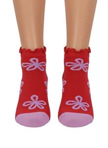 Chaussettes habillées à la cheville pour femmes-Spandex/Nylon/Coton Motif à rayures OEM Service Été Décontracté Échantillon 7 jours Délai d'exécution - Product Image 2