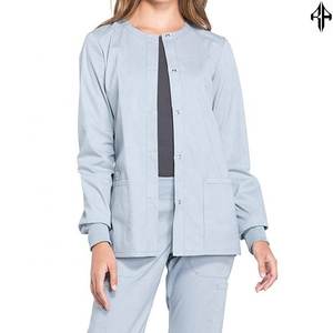 Conjuntos de médicos de manga larga, uniformes de hospital de tendencia superior con cuello redondo, alta calidad con el mejor diseño nuevo para mujeres - Product Image 6