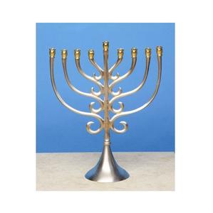 Metal Wire Menorah Candleholder Black Powder Coated Candlestick Holder <b>Christmas</b> & Wedding <b>Decorative</b> Metal Candle Stand - Product Image 3