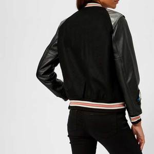 Blousons Bomber de Baseball pour Femmes 2025 – Brodés, à Capuche, Doublure Nylon Matelassée – Acceptation du Logo Client, Service OEM - Product Image 2