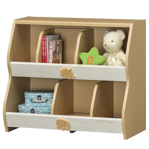 Estanterías modernas de madera blanca para la escuela y la sala de estar, adorno de animales bonitos, muebles para niños, venta al por mayor, otro género de productos - Product Image 5