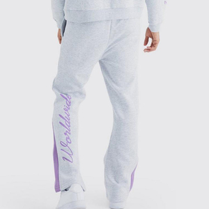 100% coton écologique léger en gros Logo personnalisé survêtement en détresse grande taille Applique brodé à capuche - Product Image 5