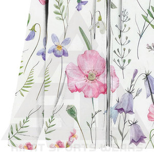 Sudadera con Capucha de Manga Larga para Mujer, de Tela de Rizo, con Estampado por Sublimación, Logotipo Personalizado en la Parte Delantera - Product Image 4