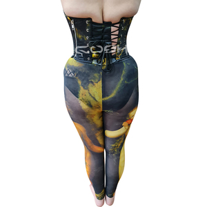 Corset artistique Adam & Eve à imprimé, amincissant la taille, style Renaissance, fournisseur de corsets tendance - Product Image 6