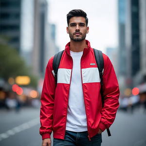 Wholesale Custom Windbreaker <b>Jackets</b> <b>Men's</b> Outdoor Waterproof Windbreaker <b>Jacket</b> <b>Men</b> Nylon Lightweight Rain <b>Jacket</b> <b>Mens</b> - Product Image 3