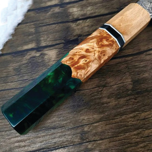 มีดเชฟเหล็กดามัสกัสพร้อมด้ามไม้ใบมีดคมปรับแต่งได้สำหรับบริการ OEM ODM - Product Image 4