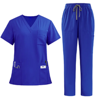Maßgeschneiderte Kasacks Krankenhausuniformen Medizinische Kasacks Krankenschwester Kurzarm-Oberteil Kasack-Set Stretch Slim Fit