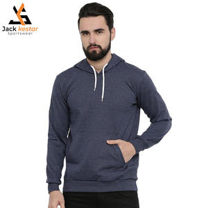 Sudadera con Capucha Clásica para Hombre, Talla Grande, Invierno, 100% Algodón, Felpa, Bolsillo con Relieve, Logotipo Bordado - Product Image 1
