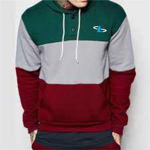 Alta calidad logotipo personalizado etiqueta 500gsm peso pesado pulóver sudaderas 100% algodón hombros caídos de gran tamaño hombres Boxy Hoodie - Product Image 1