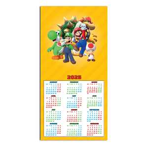 Calendario de Escritorio Personalizado de Super Mario 2025, Calendario Perpetuo de Papel para Oficina o Hogar - Product Image 5