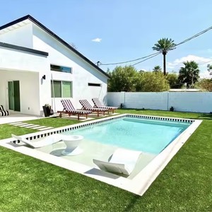 Ngoài trời Whirlpool inground Spa <span class=keywords><strong>15</strong></span> <span class=keywords><strong>Meter</strong></span> hồ bơi sang trọng nhà gia đình người lớn sân chơi prefab sợi thủy tinh hồ bơi để bán - Product Image 1