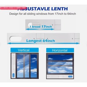 Kit de Ventilación para Aire Acondicionado Portátil de 69 Pulgadas, Universal para Ventanas Corredizas - Product Image 2