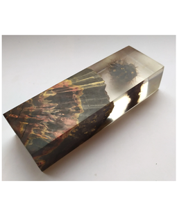 Madera de alta calidad con mango de cuchillo de piedra de resina verde Juego de cubiertos de hotel para la venta Hecho en artesanías de La India - Product Image 2