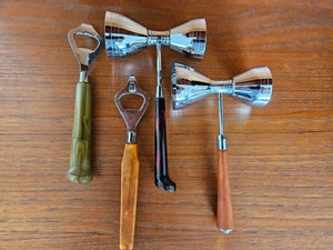 Olive Fork Stir Cuchara Abrebotellas Juego de barra de aparejo de dos caras-Artículos de metal para servir - Product Image 4