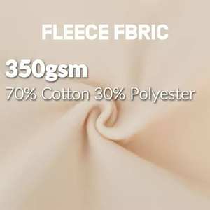 Sudadera con capucha de hombre con bolsillo de talla grande recortada de 350g/m2 con cordón suelto personalizado - Product Image 5