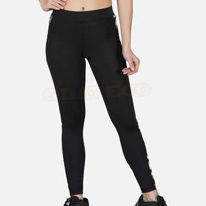 Legging de meilleure qualité pour femmes avec design personnalisé Legging taille élastique Offre Spéciale pour adultes Motif solide - Product Image 3