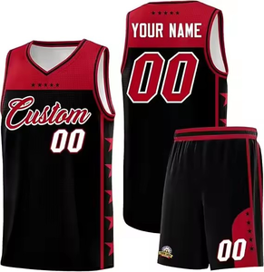 Uniforme de basket-ball respirant imprimé par sublimation de qualité supérieure, logo personnalisé OEM, maillot avec couleurs et tailles personnalisées - Product Image 2