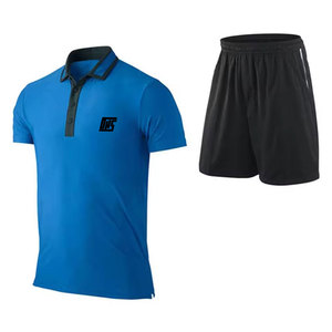 Tenue de tennis pour homme, chemise et short légers pour l'entraînement et la compétition estivales - Product Image 1