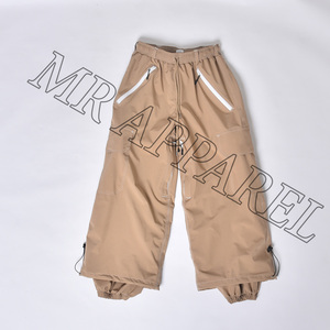 Wholesale Unisex Waterproof Ski Snowboard <b>Pant</b> Fleece <b>Lined</b> Windproof OEM Adjustable Waist 100% Polyester Nylon Durable zippered - Product Image 1