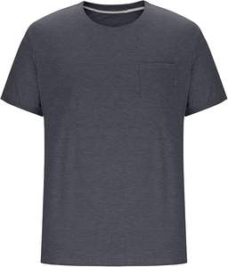 เสื้อยืดผู้ชายผ้าฝ้ายแขนสั้นทรงโอเวอร์ไซส์ หนา น้ำหนักมาก  สำหรับขายส่ง  รับสกรีนโลโก้ตามแบบ - Product Image 2