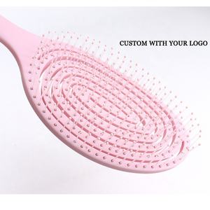 <span class=keywords><strong>Brosse</strong></span> à cheveux de haute qualité avec logo personnalisé pour les soins des cheveux, peigne, brosses en gros, outils de beauté de salon, peignes ronds démêlants, peignes à ventilation, humides et secs - Product Image 2