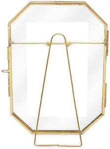 Cadre de photo en métal élégant cadre de photo en laiton suspendu or vente en gros de cadres muraux en verre décoratifs de mariage pour la décoration intérieure - Product Image 6