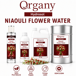 Hidrosol de Niaouli 100% Puro al por Mayor, Agua de Melaleuca Quinquenervia Destilada al Vapor, Cosmético, Etiqueta Privada, OEM, Purificante - Product Image 1