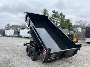 Remorque agricole basculante hydraulique neuve et robuste Shenzhen Longood 7x12 7x14 6x12 6x14 pour tracteur agricole - Product Image 4