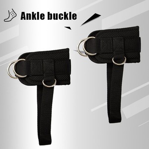 Sangles de Gymnastique Unisexe Personnalisables en Cuir Rose pour Haltérophilie, Entraînement des Jambes, Bandes de Poignet et de Cheville pour Adultes - Product Image 5