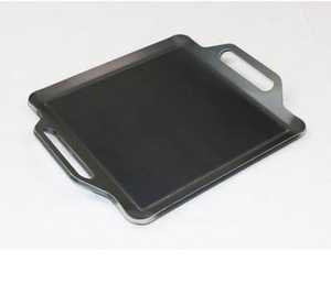 Bandeja de hierro negro de tamaño personalizado al por mayor, bandeja rectangular de metal con recubrimiento en polvo para servir en bodas, cocina, hoteles y catering - Product Image 3