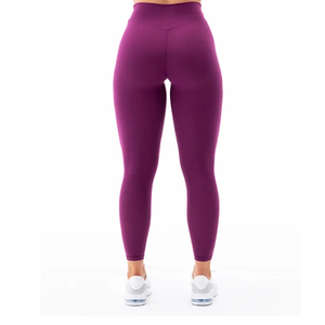 Nouveaux Leggings de Yoga pour Femmes à Taille Moyenne - Confort Extensible avec Logo Personnalisé et Rouge - Product Image 5