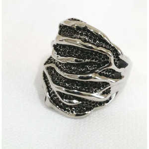 Bague tendance en acier inoxydable pour homme ou femme, style punk rock, motard, avec incrustation, modèle SR180 – Vendeur américain - Product Image 3