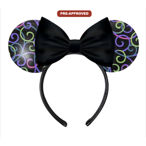 Custom Factory Direct Lustrous Headband with Concept <b>Mouse</b> Ears Design Made-to-Order Hair Accessory - Product Image 1