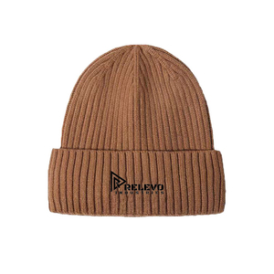 Gorro de Punto de Poliéster Cálido para Invierno, Color Liso, Unisex, de Alta Calidad, con Etiqueta Tejida Personalizada, Patrón de Puntos, Diseño Digital - Product Image 2