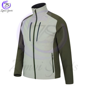 แจ็กเก็ตกลางแจ้งแบบนิ่มสำหรับผู้ใหญ่เสื้อใส่กลางแจ้งแนวสตรีทสำหรับผู้ชายทำด้วยมือออกแบบโลโก้ได้ตามที่ต้องการ - Product Image 6