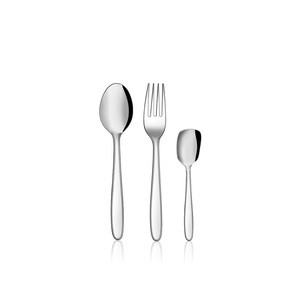 Nuevo juego de cubiertos completos de diseñador de 3 cuchillos, cuchara, tenedor, juego de cubiertos de acero con espejo, juego de cubiertos hechos a mano con acabado pulido plateado - Product Image 1
