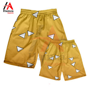 Mejor diseño hombres sólido Casual transpirable impermeable Streetwear Hip Hop playa traje de baño Fitness pantalones cortos cintura elástica - Product Image 2