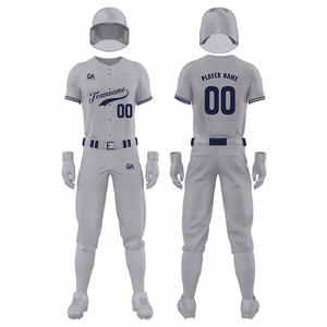 2025 Service OEM derniers uniformes de baseball personnalisés en gros pas cher prix sublimé respirant ensemble d'uniformes de baseball - Product Image 6