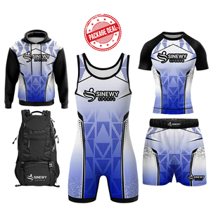 Traje de Lucha Libre de Spandex y Poliéster Sublimado, Color Sólido, Leotardos de Poliéster y Spandex para Levantamiento de Pesas, Trajes de Lucha Libre para Niñas - Product Image 2