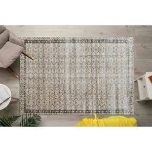 พรมลายดอกไม้สไตล์ตุรกี: พรมตกแต่งแบบโบฮีเมียนกันลื่น พรมพิมพ์ลาย พรมเชนิลล์ - Product Image 2