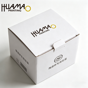 Huamao Printing Custom Corrugated Ceramic Mug Packaging <b>Box</b> with Foam Insert Shatterproof Shipping <b>Box</b> for Coffee Tea Cups - Product Image 2