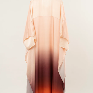 Nuevo Vestido de Gala Islámico Modesto de Lujo Color Rosa Meroon para Ramadán 2024 en Dubái, Abaya con Cuentas para Mujer, Caftán con Capucha para Eid - Product Image 5