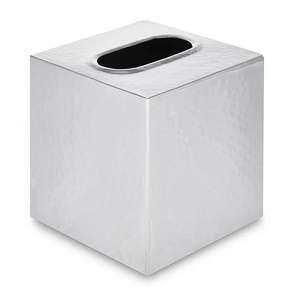 Boîte à mouchoirs en métal carrée élégante écologique et durable décor moderne Haat fait à la main durable maison/organisateur commercial - Product Image 2