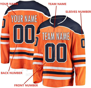 Diseña Tu Propio Logotipo, Jersey de Hockey sobre Hielo Transpirable con Talla Personalizada y Pantalones Cortos, Ropa de Equipo de Alta Calidad para Partidos - Product Image 5