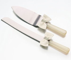 Juego de servidor de pastel de Metal, mango de ratán, cuchillo para servir postre Premium, vajilla de comedor, herramienta de pastelería de cocina - Product Image 5