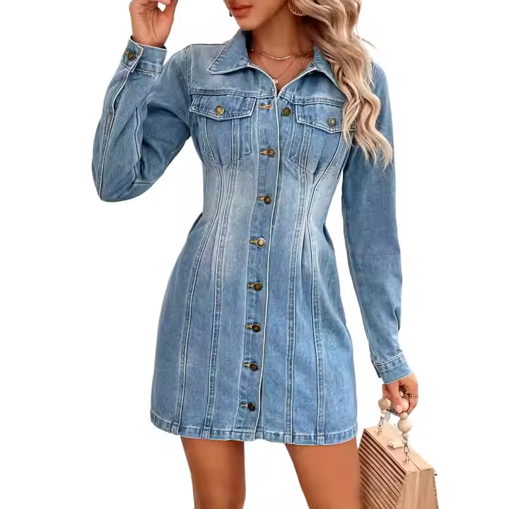 Wholesale Ladies Denim Dress 1k+ | Alibaba.com