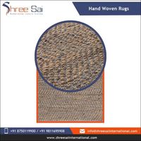 Hand gewebter Leder Jute Runner Teppich 80x250 cm Grau Natur Anthrazit Melange Nattika Teppich für Flur Wohnzimmer Dekor