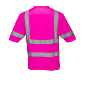 Camisetas de Trabajo de Seguridad Reflectantes Personalizadas, Camisetas Informales con Franjas Reflectantes - Product Image 6