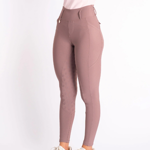 Custom Equestrian Breeches Women Horse Riding Pants Full Seat <b>Silicone</b> Riding Leggings Horse Competition Jodhpur & Breeches - Product Image 3